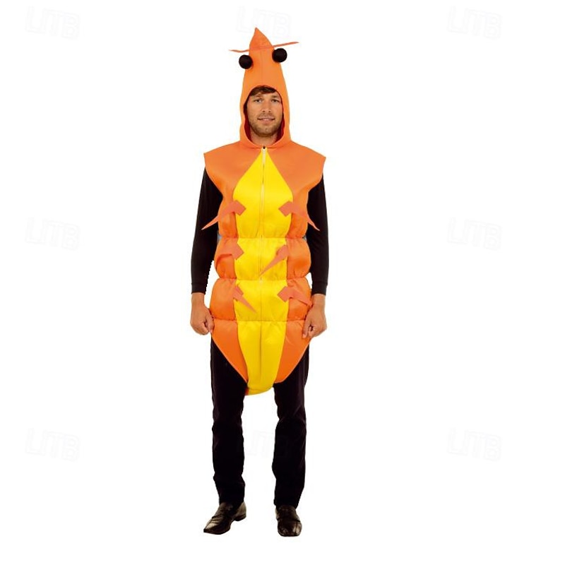 Shrimp Halloween Cosplay Costume Funny Costumes Carnival Costume Cosplay Adults' Men's Women's Carnival Masquerade Mardi Gras Performance Party Halloween Easy Halloween Costumes Dress Up