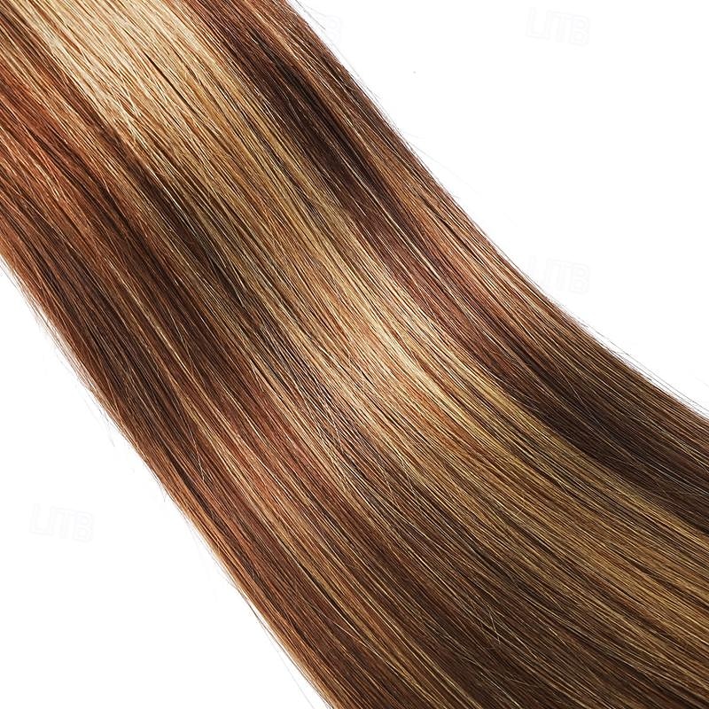 Highlight Human Hair P4/27 Hair Straight 1 Bundles 10-30 Inch Hair Extension Human Hair3