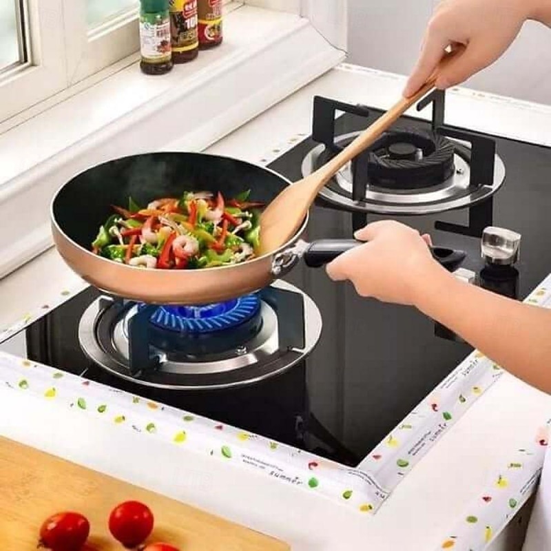 Magic Anti-Mold Peel & Stick Selfadhe Sive Caulk Tape Strip Width 3.8cm Self-Adhesive Sealing Caulk Tape Strip - Easy Peel and Stick Solution for Seamless Caulking, Waterproof and Mold-Proof PVC Mater3