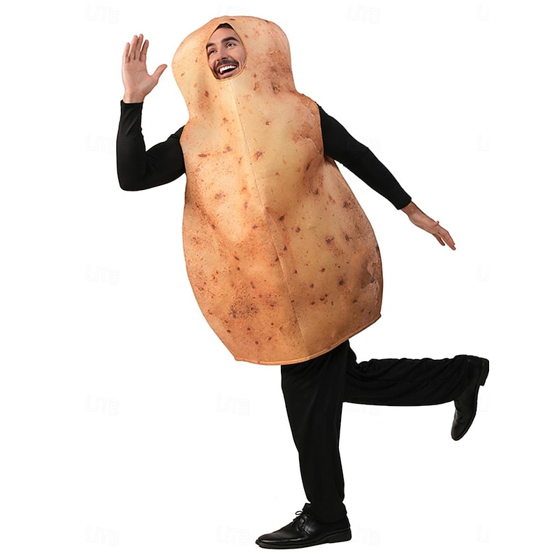 Vegetable Tomato Potato Halloween Cosplay Costume Funny Costumes Carnival Costume Cosplay Adults' Men's Women's Carnival Masquerade Mardi Gras Performance Party Halloween Easy Halloween Costumes3