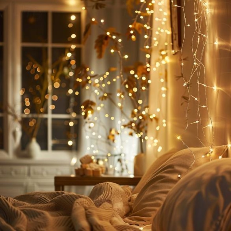 1 pack 50 LED Fairy Lights - 5 Meter, 3AA Battery Powered, Perfect for Christmas, Weddings, Parties, Family Vacations, Gatherings, and More - Always On2