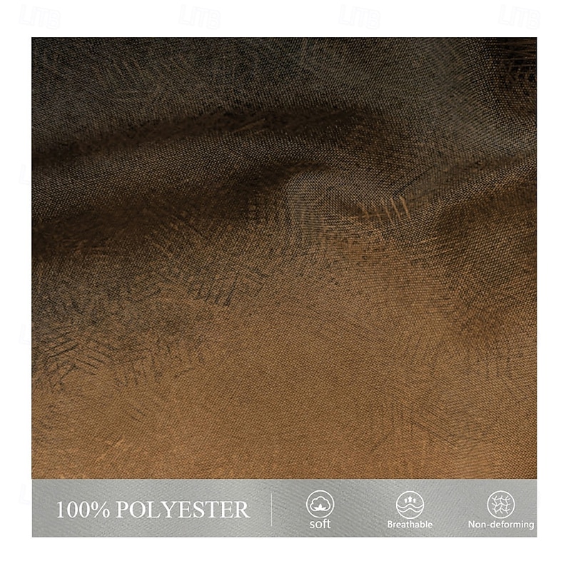 Men's Gradient Shirt Western Shirt Cowboy Shirt Sleeveless Western Style Outdoor Causal Summer Spring Shirt Collar Khaki3