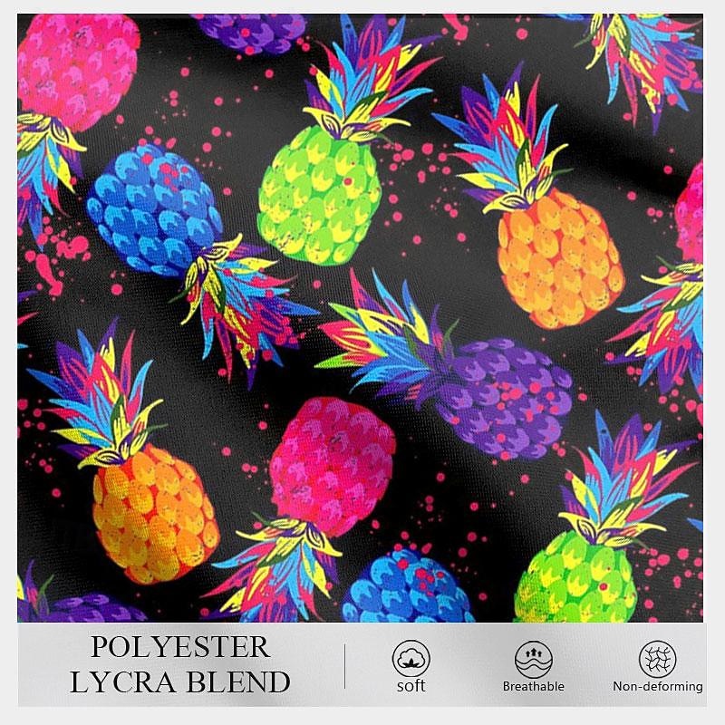 Men's Fruit Pineapple Swim Trunks Swim Shorts Board Shorts Mid Waist Fashion Designer Surfing Holiday Beach Drawstring Pocket Elastic Waist Designer Clothing Apparel2