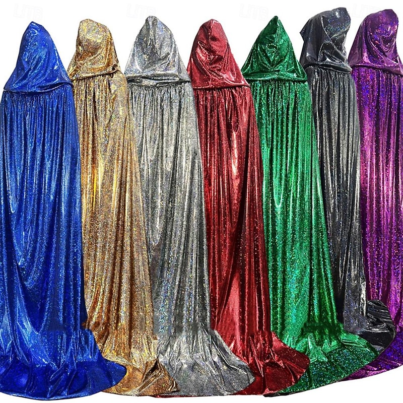 Witch Halloween Cloak Walpurgis Night Medieval Adults' Men's Women's Carnival Masquerade Performance Party Easy Halloween Costumes Dress Up - Main Image