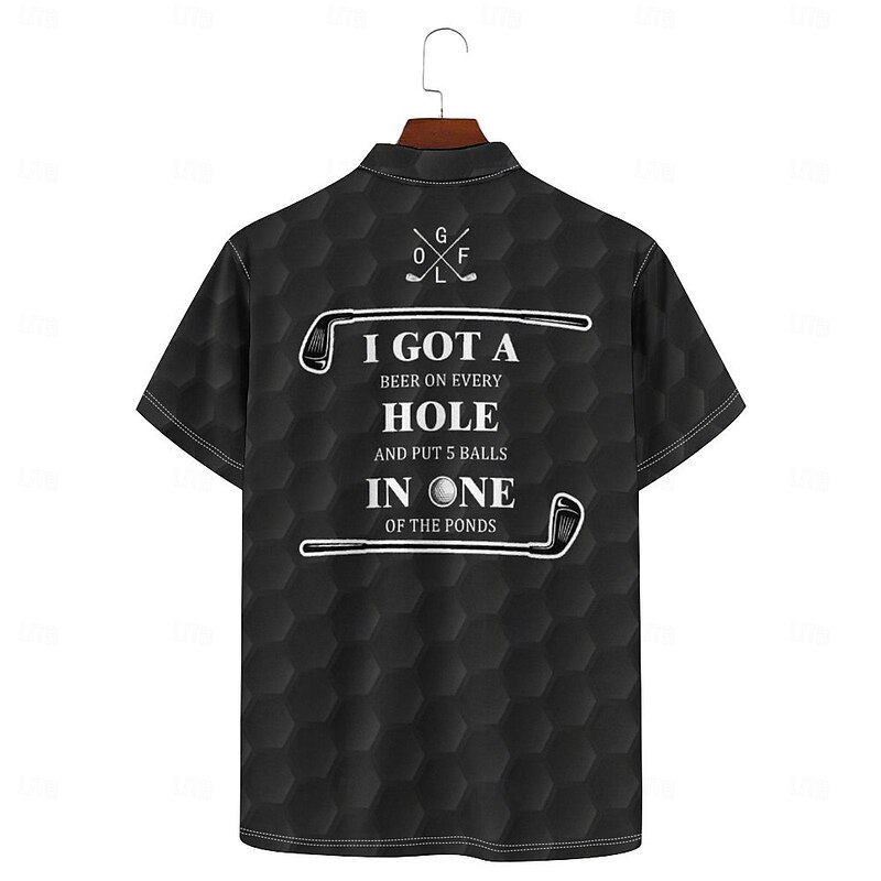 Men's Veterans Patriotic Short Sleeve Polo Shirts Casual Daily Wear Spring & Summer Black4