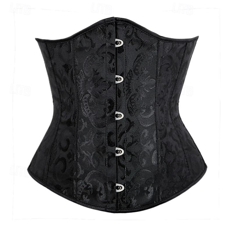 Women's Waist Trainer Party Wedding Party Date Corsets Sexy Costume Party Pure Color Buckle Home Outfits3