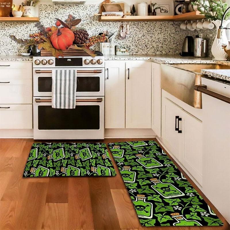 Halloween Pumpkin Area Rug Kitchen Rug Mat Non-Slip Oil Proof Floor Mat Livingroom Rug Indoor Outdoor Mat Bedroom Decor Bathroom Mat Entrance Rug Door Mat3