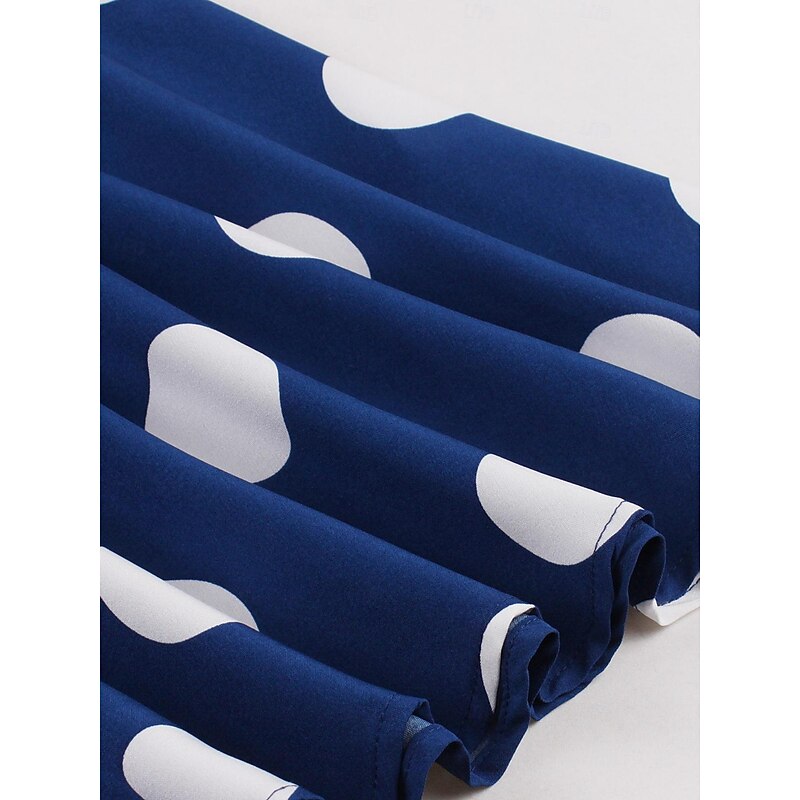 Retro Vintage 1950s Swing Dress Flare Dress Floral Polka Dot Fancy Dress Women's Carnival Masquerade Casual Daily Bachelorette Party Adults' Dress Homecoming Dresses3