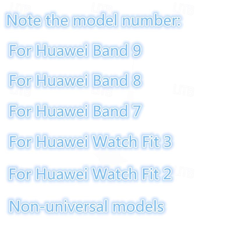 Smart Watch Band Compatible with Huawei Huawei Band 7 Huawei Watch Fit 2 Band 8 Watch Fit 3 Band 9 Smartwatch Strap with Case Magnetic Clasp Mesh Milanese Loop Replacement  Wristband2