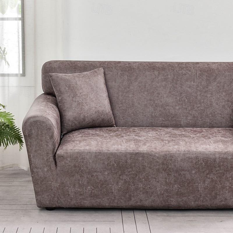Water Resistant Sofa Cover 1/2/3/4 Seater Sofa Cover for Living Room Elastic L Shaped Corner Sofa Cover Couch Cover4