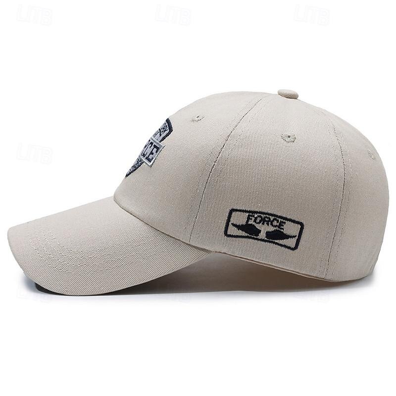 Men's Baseball Cap Sun Hat Trucker Hat Black White Polyester Embroidered Fashion Casual Street Daily Letter Adjustable Sunscreen Breathable3