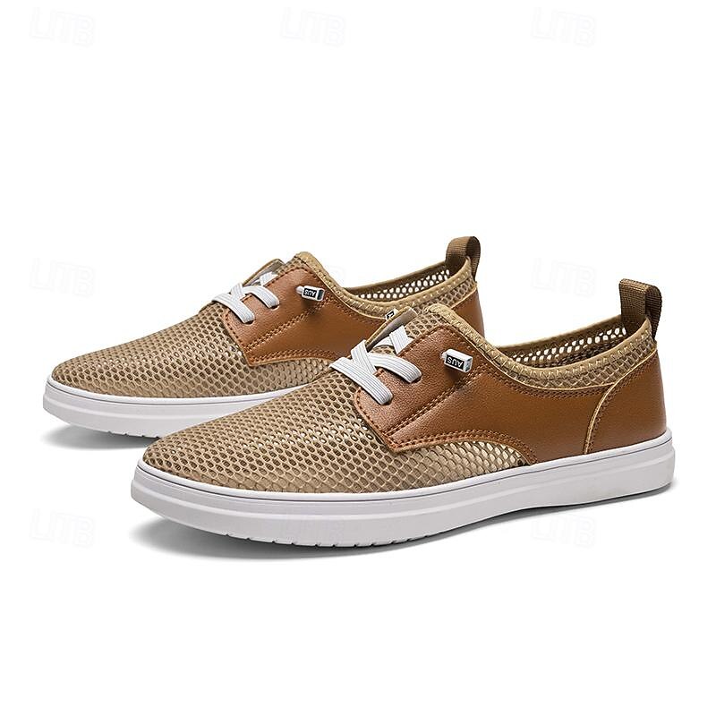 Men's Breathable Mesh Loafers - Lightweight Slip-On Casual Walking Shoes2