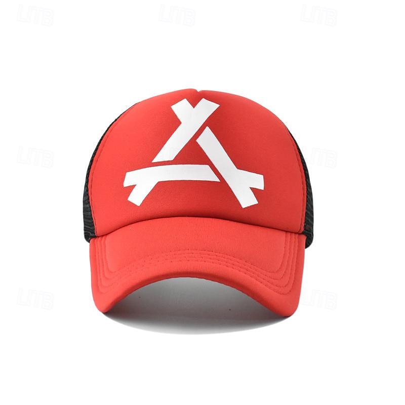 Men's Snapback Hat Baseball Cap Sun Hat Trucker Hat Mesh Cap Black White Cotton Mesh Mesh Back Fashion Casual Street Daily Graphic Adjustable Sunscreen Breathable4