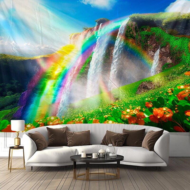 Nature Forest Hanging Tapestry Wall Art Large Tapestry Mural Decor Photograph Backdrop Blanket Curtain Home Bedroom Living Room Decoration4