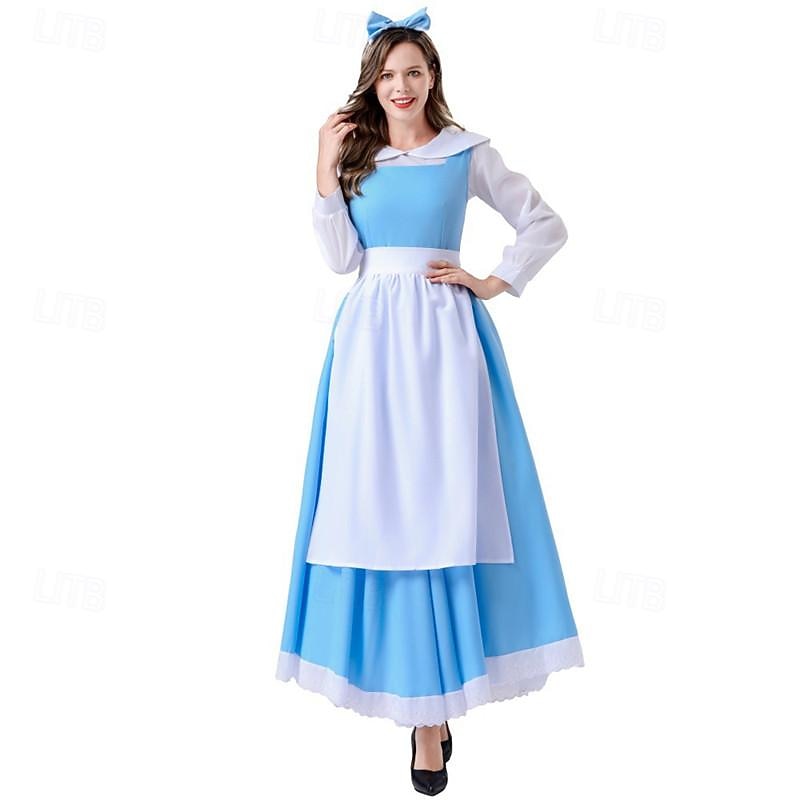 Alice in Wonderland Halloween Masquerade Adults' Women's Carnival Halloween Easy Halloween Costumes Dress Up4