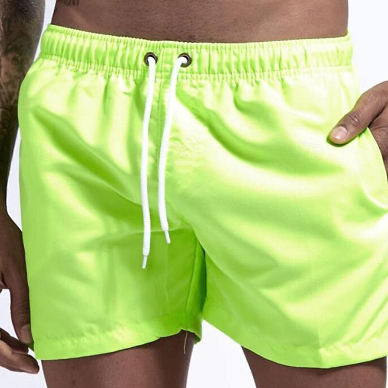 Men's Swim Trunks Swim Shorts Board Shorts Mesh Pocket Drawstring Elastic Waistband Shorts Outdoor Sports & Outdoor Athletic Breathable Quick Dry Soft Beach Workout Tailored Fit Sportswear Activewear2