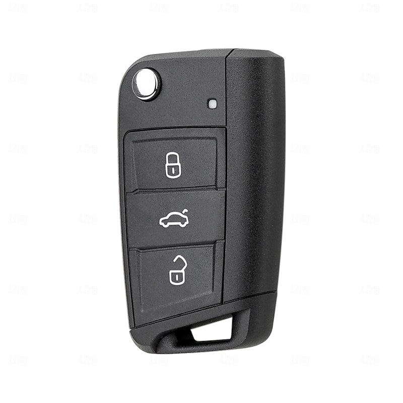 3 buttons Car Key Fob Case for Volkswagen VW MK7 Golf Seat Skoda Octavia car shell with HU66 Blade3