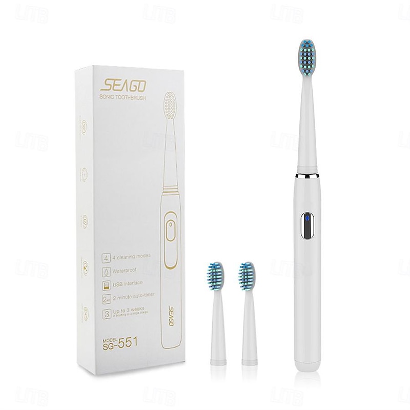 Electric Toothbrush Rechargeable Sonic Tool Electric Toothbrush Replacement Brush Heads Professional Sonic Toothrsuh3