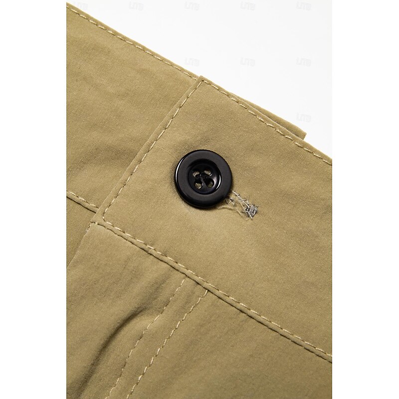 Men's Skull Cross Cargo Shorts Work Shorts Mid Waist Vintage Streetwear Casual Daily Going out Drawstring Side Pockets Elastic Waist Designer Clothing Apparel4