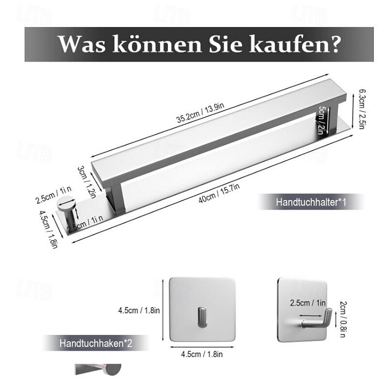 Towel Rack for Rolled Towels, Towel Rack for Bathroom,Wall Mounted Metal Bathroom Organizer, Bath Towel Holder Wall for Modern Small Space Bathroom Towel Storage4