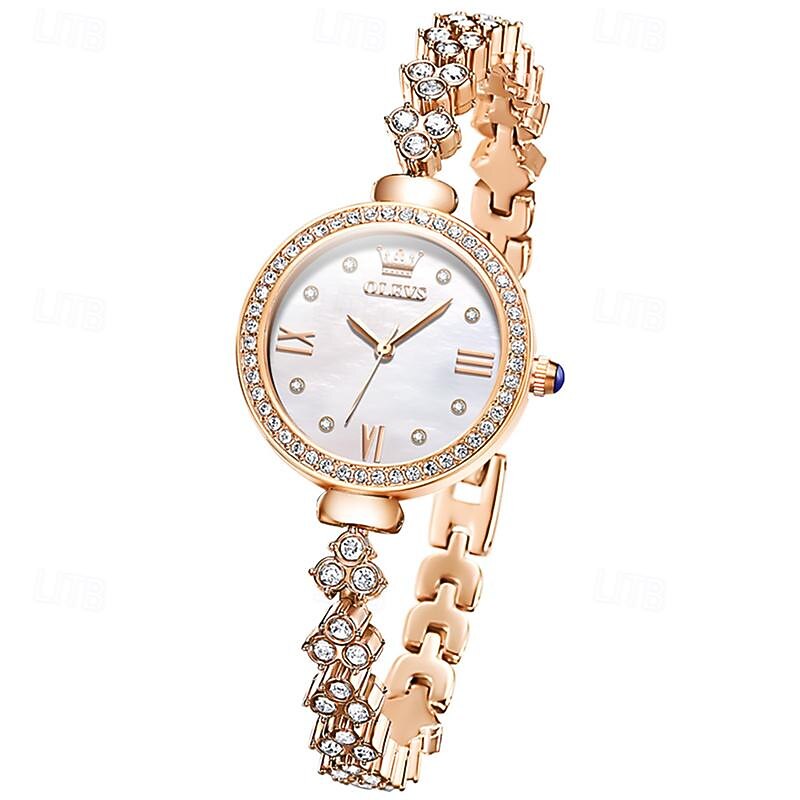 New Olevs Olevs Brand Fashion Trend Women'S Watches Calendar With Diamonds Simple Leisure Quartz Watch Waterproof Sports Versatile Women'S Wristwatches2