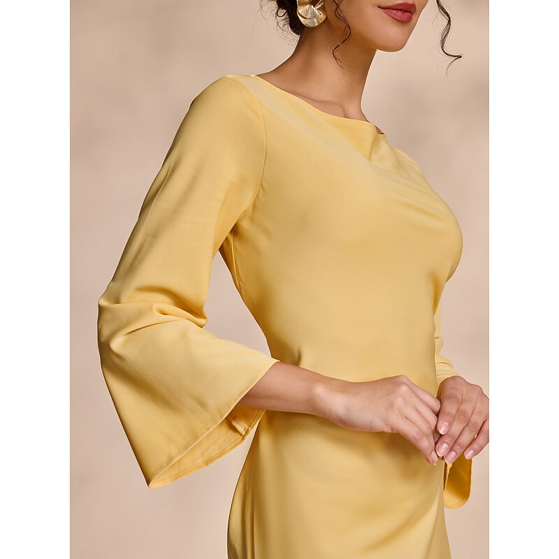 Solid Tie Back Mermaid Maxi Party Dress3