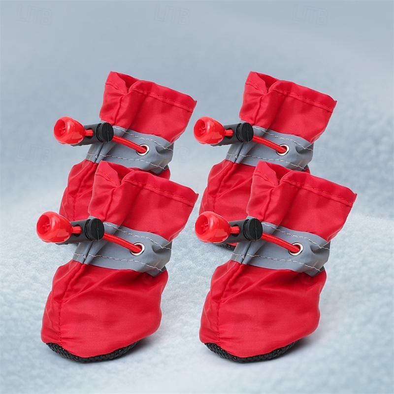 Dog Shoes for All Size Dogs Waterproof Dog Boots & Paw in Rainy Weather Outdoor Walking