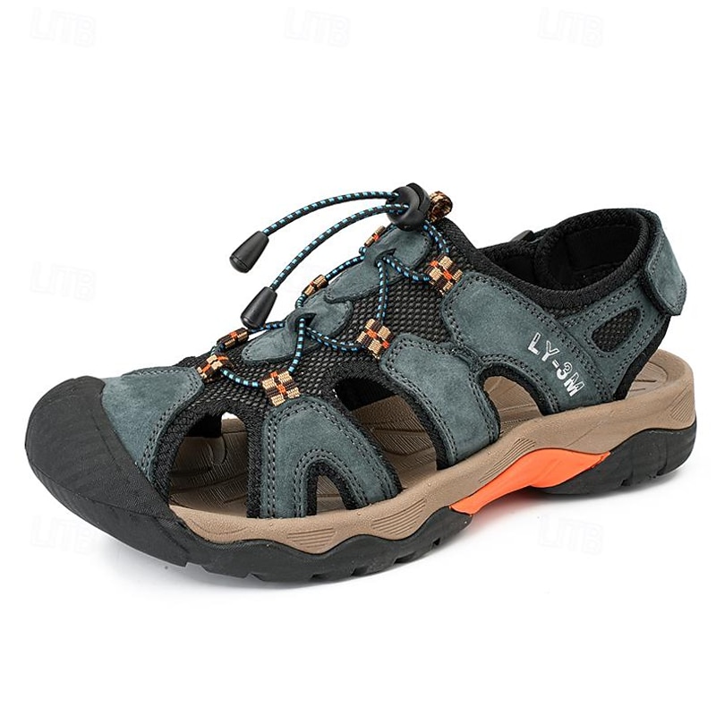Men's Breathable Outdoor Hiking Sandals with Adjustable Straps and Non-Slip Sole – Durable and Comfortable for Adventures3