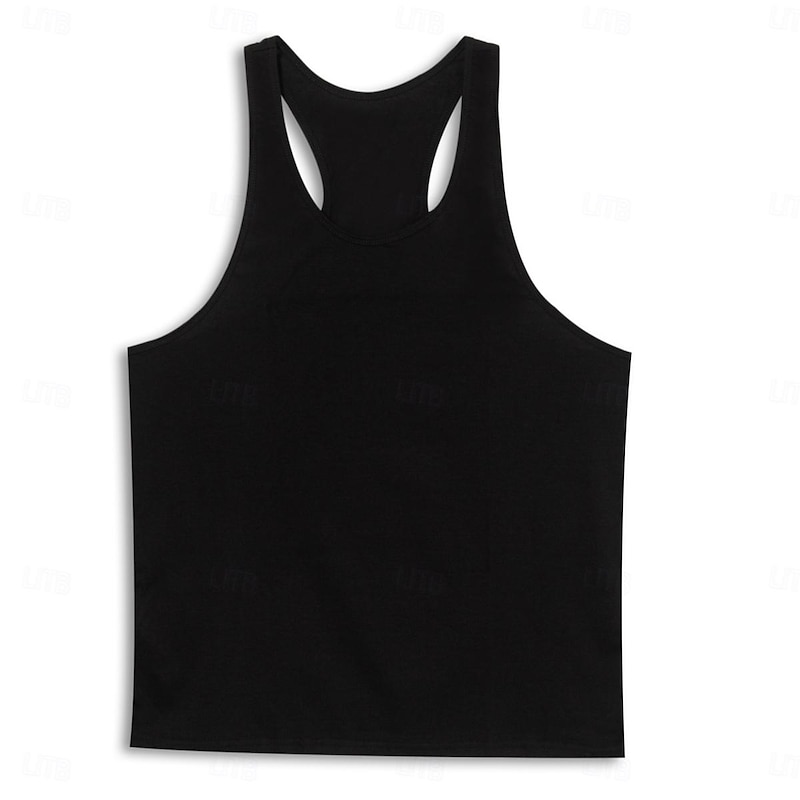 Men's Tank Top Vest Top Undershirt Sleeveless Shirt Sleeveless Crew Neck Summer Solid Color Simple Casual Comfortable Vacation Street Daily Black White Gray Top Tee for Men4