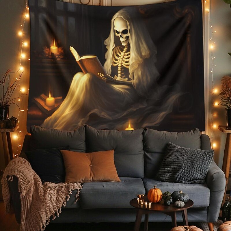 Halloween Decorations Zombie Bride Hanging Tapestry Wall Art Large Tapestry Mural Decor Photograph Backdrop Blanket Curtain Home Bedroom Living Room2