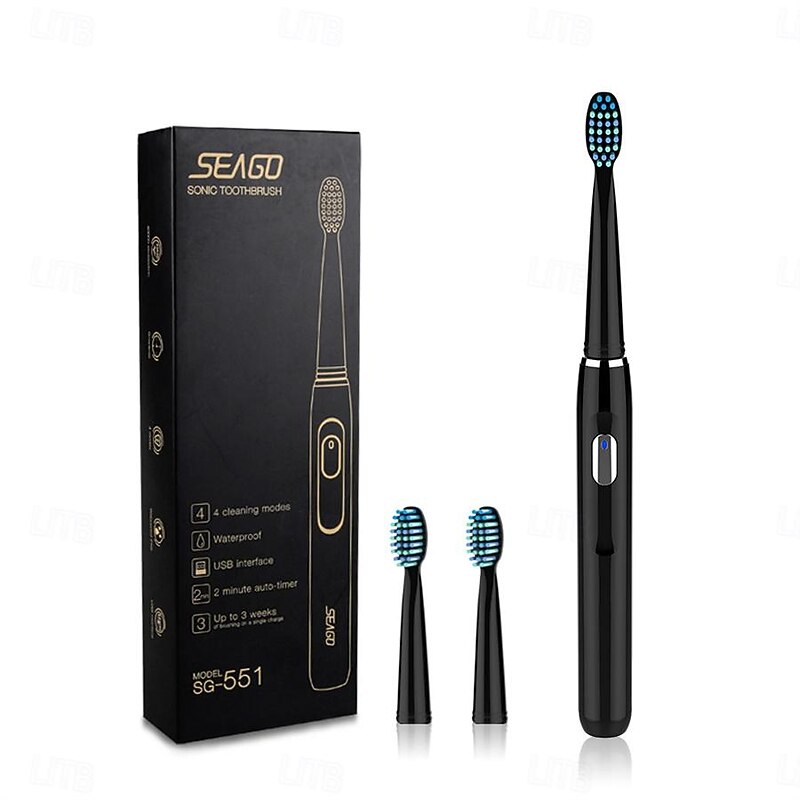 Electric Toothbrush Rechargeable Sonic Tool Electric Toothbrush Replacement Brush Heads Professional Sonic Toothrsuh4