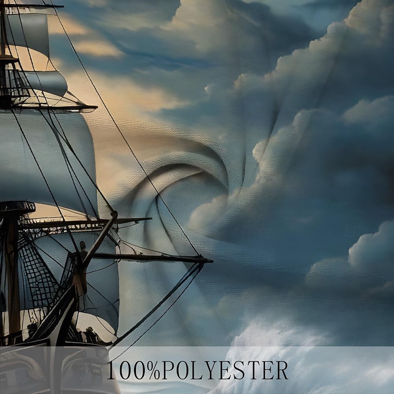 Men's Boat T Shirt Short Sleeve 3D Print Vintage Daily Summer Spring Fall Red Blue Henley Collar Henley T-Shirt4