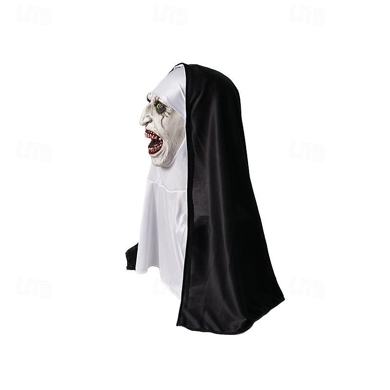 Valak Halloween Mask Halloween Props The Nun Scary Costume Adults' Men's Women's Carnival Mardi Gras Party / Evening Festival Easy Halloween Costumes Dress Up4