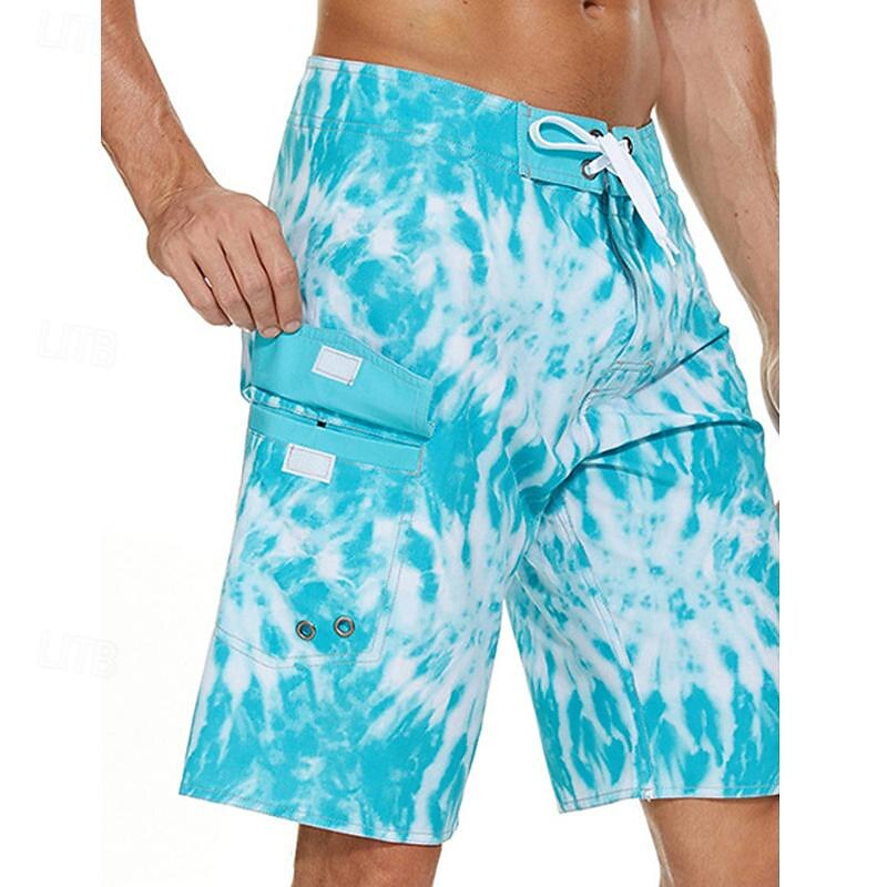 Men's Swim Trunks Swim Shorts Board Shorts Pocket Drawstring Elastic Waistband Shorts Outdoor Sports & Outdoor Beach Fall Quick Dry Lightweight Soft Swimming Surfing Beach Standard Fit Sportswear4