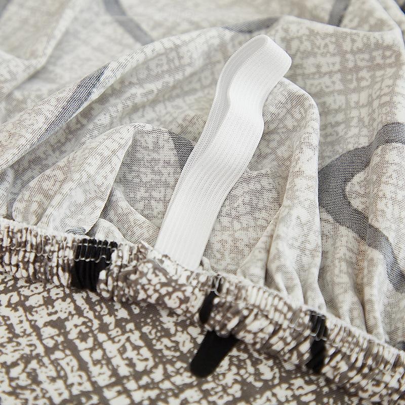 Stretch Chivas Milk Silk Recliner Covers Dust-proof Non-slip Printed Stretch Sofa Cover4