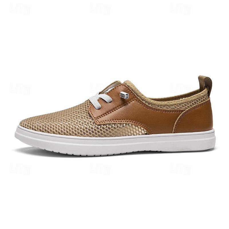 Men's Breathable Mesh Loafers - Lightweight Slip-On Casual Walking Shoes4