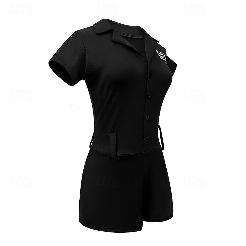 Police Carnival Costume Masquerade Adults' Women's Cosplay Halloween Bachelorette Party Easy Carnival Costume4