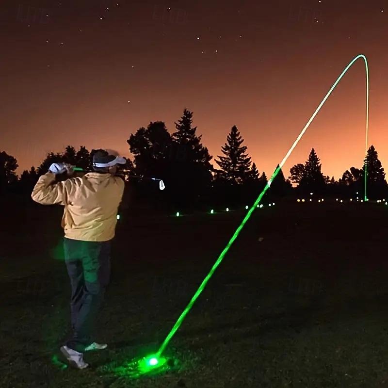 2/3/6pcs Ultra-Bright Luminous Golf Ball Set - Fluorescent Rubber Construction Adult Golf Accessories for Improved Visibility and Accuracy