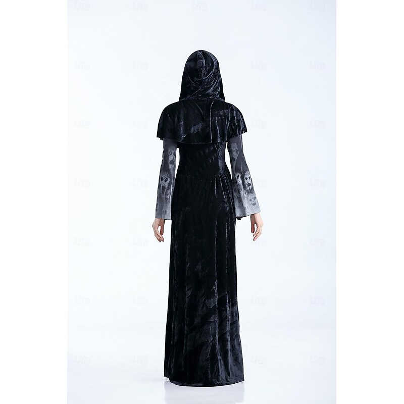 Witch Vampire Halloween Cosplay Costume Walpurgis Night Cosplay Kid's Adults' Women's Girls' Carnival Masquerade Party Masquerade Easy Halloween Costumes Dress Up2