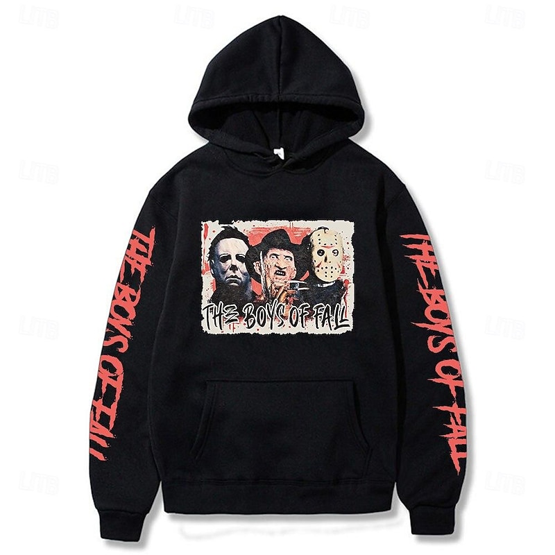 The Boys of Fall Hoodie Unisex Halloween Horror Movies Pullover Hooded Sweatshirt with Pocket