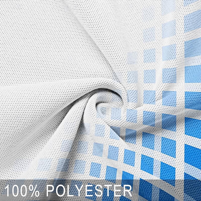 Men's Striped Sports Polo Shirts Golf Shirt Short Sleeve Polo Shirts Collared Shirts Casual Sportswear Vacation Wear 3D Print Buttons Spring & Summer Blue3