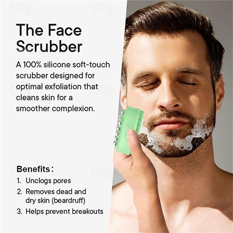 Silicone cleaning ball massage high frequency vibration electric facial cleanser4