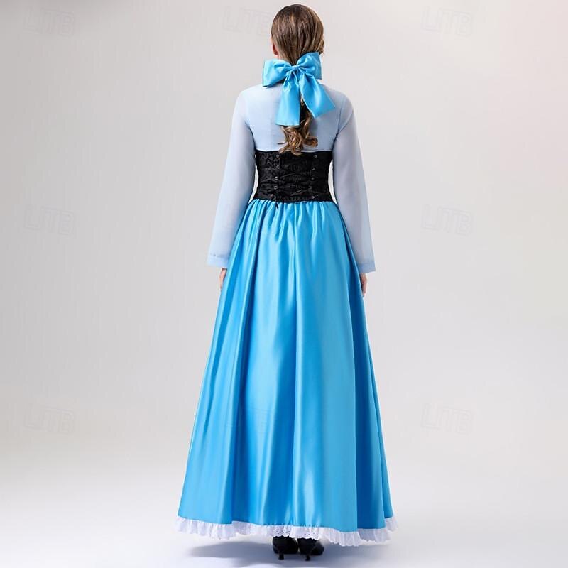 Alice in Wonderland Halloween Masquerade Adults' Women's Halloween Easy Halloween Costumes Dress Up2