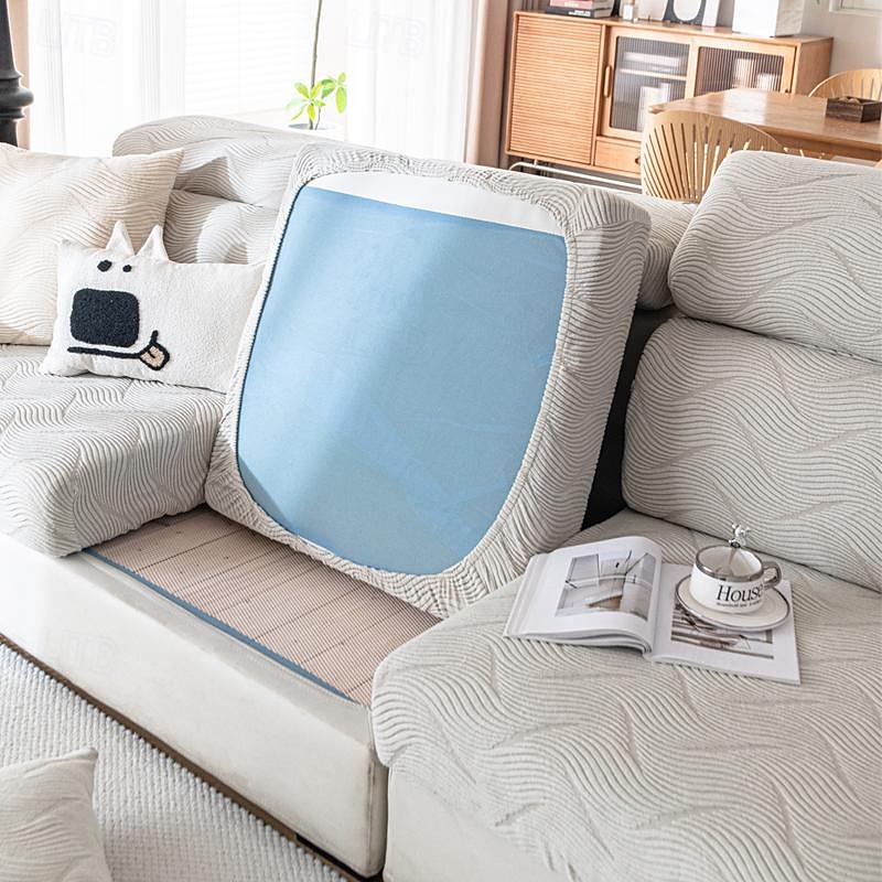 Universal stretch bird Plaid thickened jacquard all-inclusive sofa cushion cover