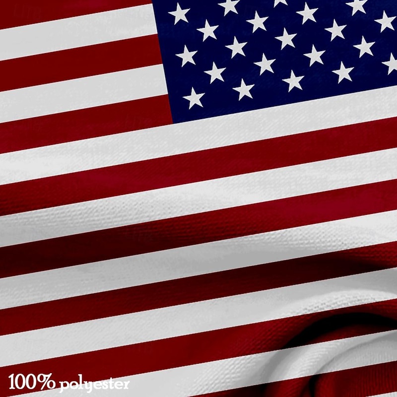 Men's American US Flag T shirt Henley Shirt Short Sleeve 3D Print Designer Retro Vintage Street Casual Daily Summer Spring White Henley Henley T-Shirt2