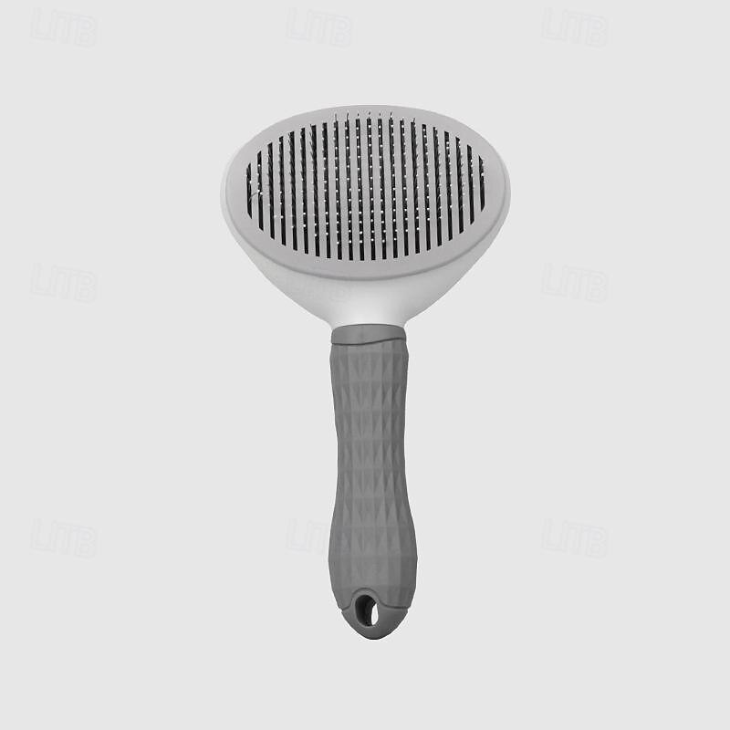 Cat Brush with Release Button Cat Brushes for Indoor Cats Shedding Cat Brush for Long or Short Haired Cats Cat Grooming Brush Cat Comb for Kitten Rabbit Massage Removes Loose Fur4