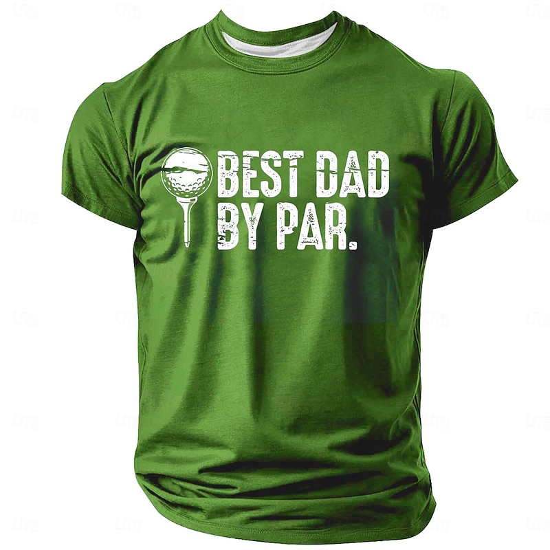 Men's Funny Golf T Shirt Short Sleeve T shirt 3D Print Crew Neck Shirt Vintage Cool Party Holiday Black Red Blue Summer Spring Clothing Apparel S M L XL XXL XXXL2