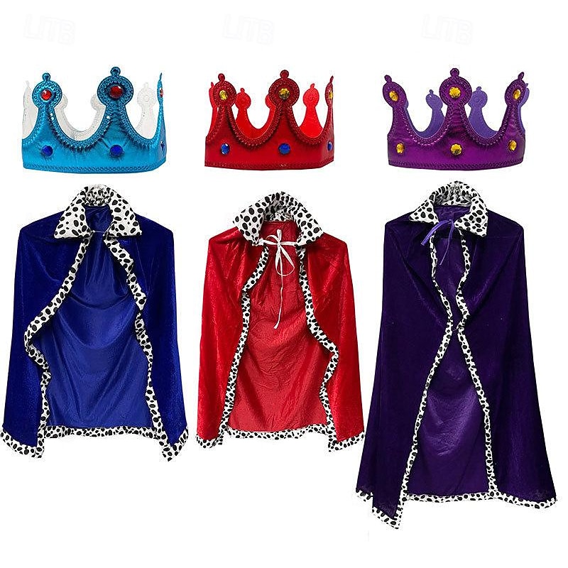 King Halloween Cosplay Costume Carnival Costume Cosplay Adults' Boys' Carnival Masquerade Party / Evening Festival Easy Halloween Costumes Dress Up4