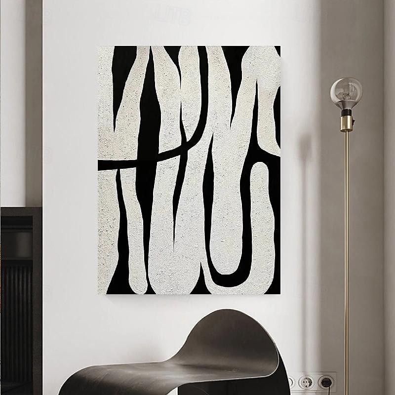 Beige Wabi Sabi oil painting handmade Wall Art Black Beige Abstract Painting Large Black Minimalist painting Wall Art painting handmade Beige Textured Canvas Painting Neutral Wall Art Decor3