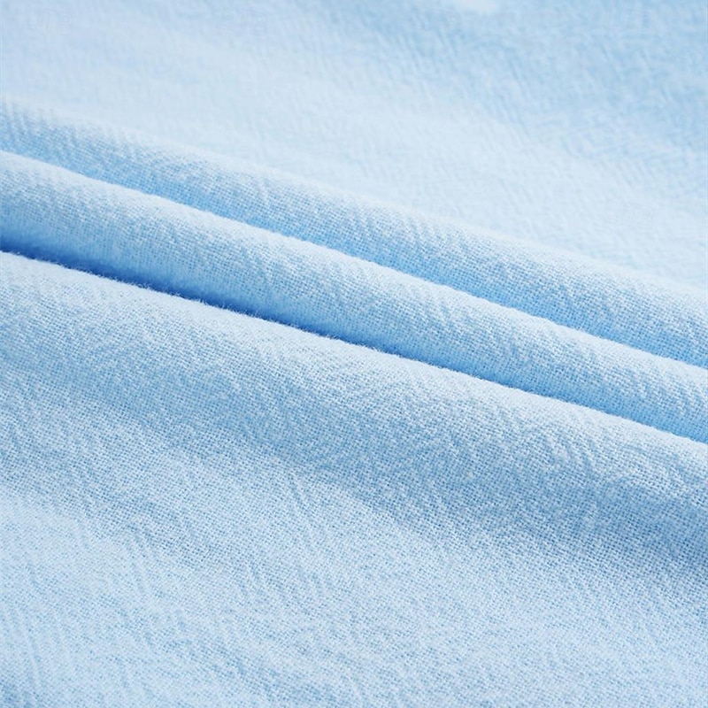 Men's Linen Shirt Summer Shirt Beach Wear Casual Shirt Button Up Shirt Plain Vacation Casual Black White Pink Navy Blue Long Sleeve Lapel Spring & Summer Clothing Apparel4